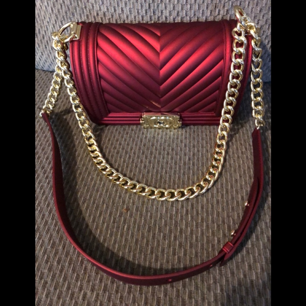 Shoulder Bag Burgandy